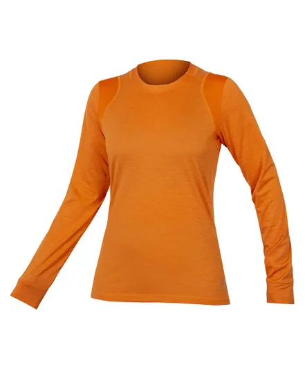 Maillot manches courtes Femme SINGLETRACK Orange