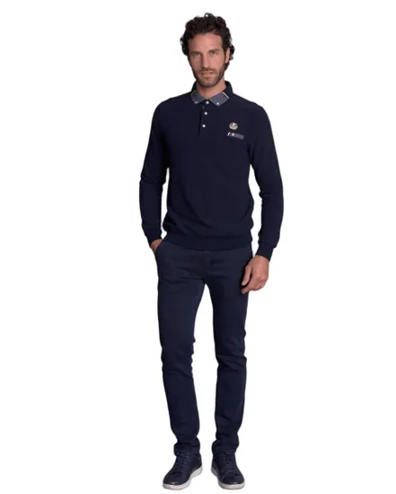 Polo manches longues Homme LISPACH Marine