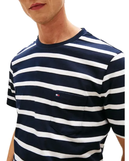 T-Shirt Homme Ess Reg Fit Stripe Pocket Tee