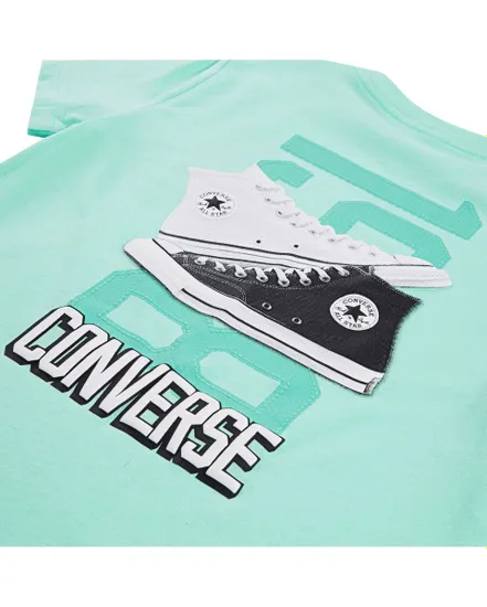 T-shirt Enfant CNVB RETRO FRONT BACK SNEAKER Bleu