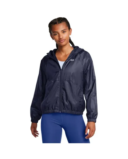 Veste à capuche zippée Femme UA RIVAL SPORT WINDBREAK JKT Bleu