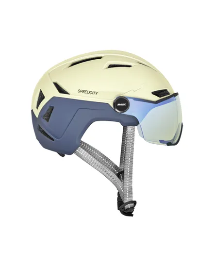 Casque urbain Unisexe SPEEDCITY Crème/Bleu