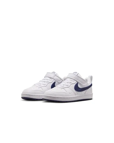 Chaussures Garçon COURT BOROUGH LOW BRND (PS) Blanc