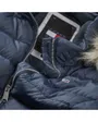 Doudoune Femme TJW BASIC HOODED DOW Bleu