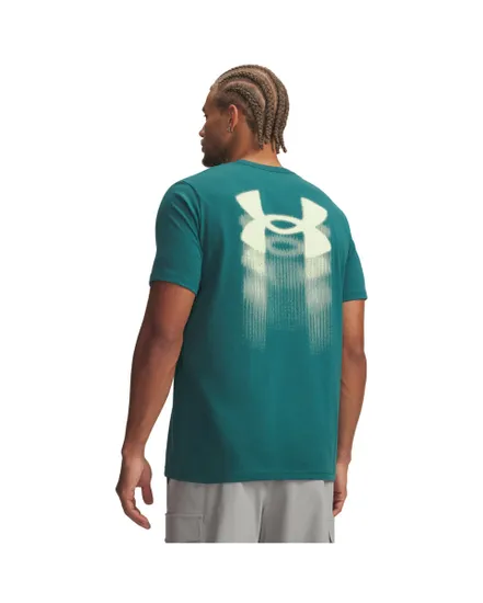 T-shirt Homme UA M BLUR LOGO SS Vert