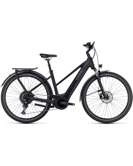 Vélo électrique trekking Femme TOURING HYBRID PRO 625 Noir