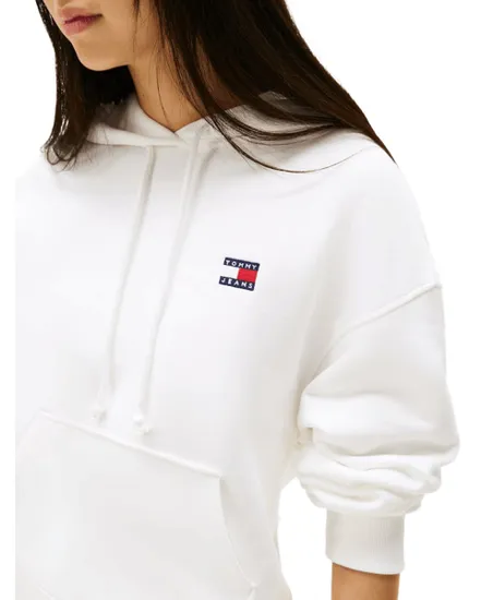 Sweat à Capuche Femme Badge Tommy Jeans