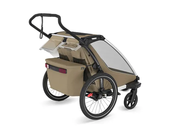 Remorque pour enfant 2 places CHARIOT CROSS G3 Khaki