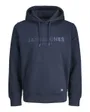 Sweat à capuche Homme JPRBLULOYAL SWEAT HOOD PRAU25 Bleu