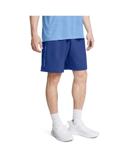 Short Homme UA TECH WOVEN WORDMARK SHORT Bleu