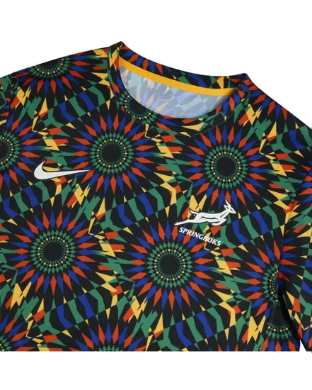 Maillot de rugby Homme SPRINGBOKS MENS NIKE PRE-MATCH SS TOP Multicolore