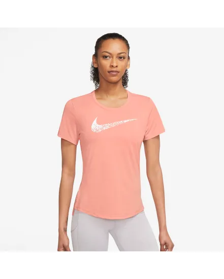 T-Shirt de running Femme 100% POLYESTER Rose