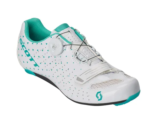 Chaussures Route Femme ROAD COMP BOA® Blanc Brillant/Turquoise