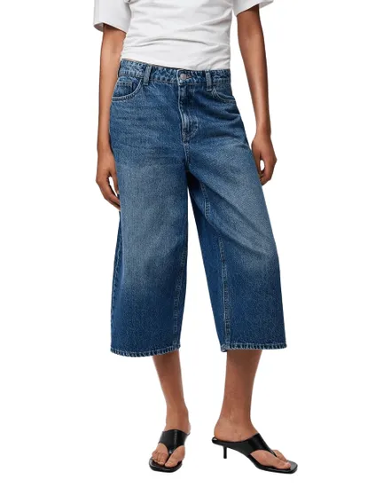 Jeans Femme Girlfriend Cropped