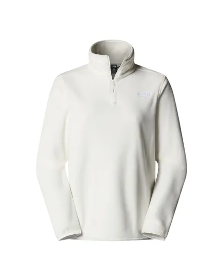 Polaire zip Femme W GLACIER FLEECE 1/4 ZIP JACKET Blanc