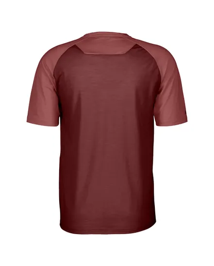 T-shirt manches courtes Homme DEFINED MERINO Rouge sombre