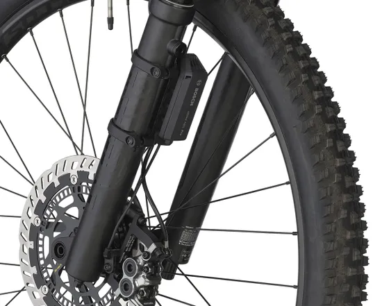 VTT électrique tout suspendu Unisexe PATRON 900 Blanc Cumulus/Noir Carbone