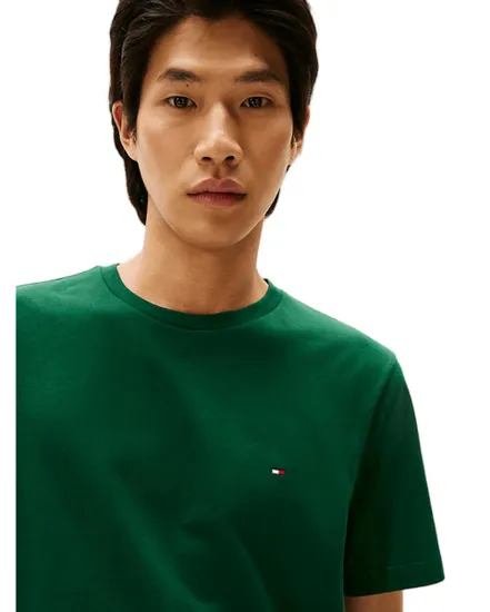 T-shirt col rond Homme ESS SEASONAL REG FIT SOLID TEE Vert