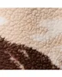Polaire Femme HELVETIA II PRINTED CROPPED HALF SNAP Marron