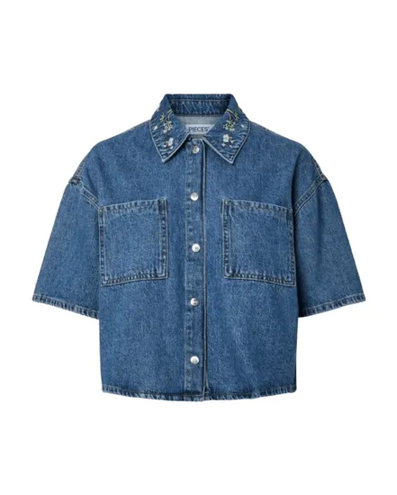 Chemise Jean Broderie Fleur
