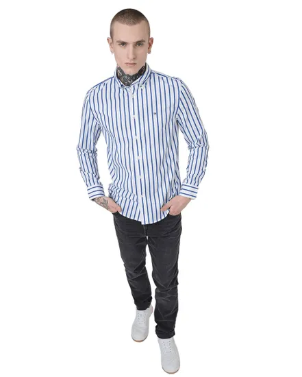 Chemise Homme Flex Poplin Nautical