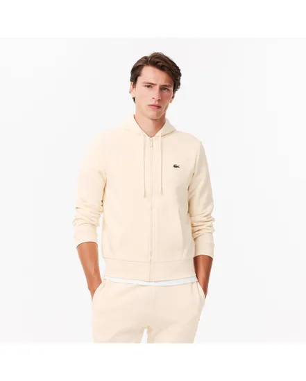Sweat zip à capuche Homme MEN S SWEATSHIRT FLEECE Beige