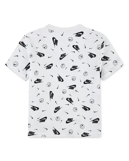 T-shirt Jeune enfant NKB AOP BOXYB SS TEE Blanc