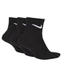 3 paires de chaussettes unisexe EVERYDAY LIGHTWEIGHT TRAINING Noir