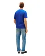 T-shirt col rond Homme ESS SEASONAL REG FIT SOLID TEE Bleu Marine/Écru