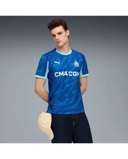Maillot de football Homme OM 3RD JERSEY REPLICA Bleu