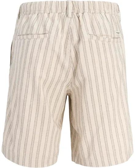 Short Homme Jpstjaiden Bondi Linen Stripe Short Reg