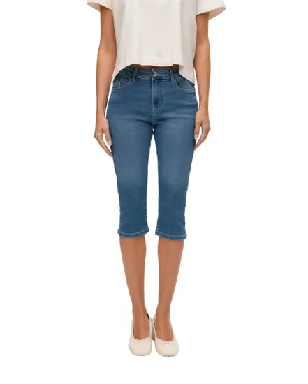 Jean Capri Femme Vmelly Denim Mix Noos