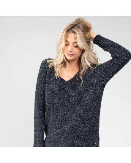 Pull laine morigane gris femme - Deeluxe