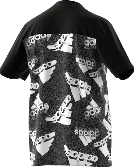 T-shirt manches courtes Homme M BL Q3 AOP T Noir