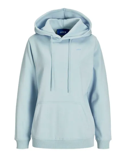 Sweat à capuche manches longues Femme JXABBIE RLX LS EVERY HOOD SWT NOOS Bleu