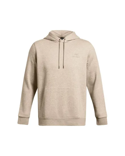 Sweat à capuche Homme UA ESSENTIAL FLEECE HOODIE Beige