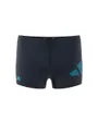 Short de bain court Enfant 3 BAR LOG BOXER Bleu