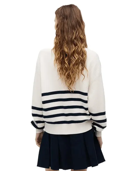 Sweat Col Monté Femme Quarter Zip Tommy Jeans