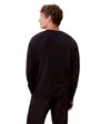 Pull col rond Homme LS 100% MERINO CREW 14GG Saphir Foncé