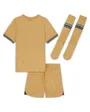 Ensemble de football Jeune Enfant FCB LK NK DF KIT AW Beige