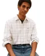 Chemise Homme REG CHECK CORD S Écru