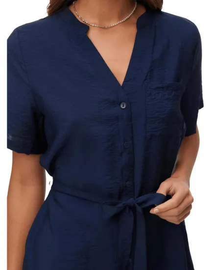 Robe Chemise Femme Josie Short Detail