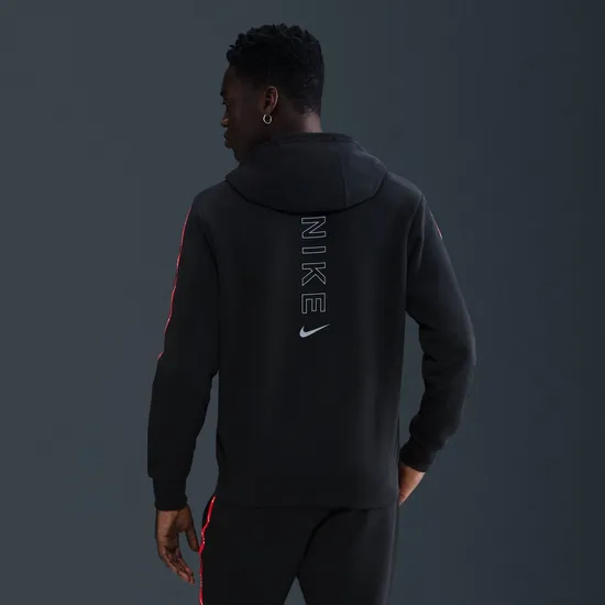 Sweat zip à capuche Homme M NSW CS HOODY FLC BB Noir
