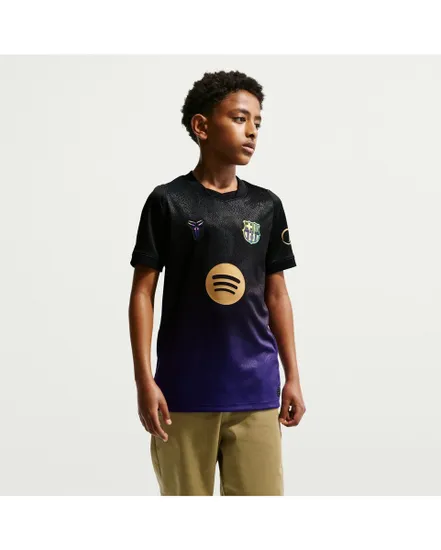 Maillot de football Enfant FCB Y NK DF JSY SS STAD AW Noir