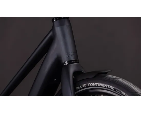 Vélo urbain électrique EDITOR HYBRID PRO 400X FE Charbon