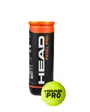 3 Balles de padel Unisexe 3B HEAD PADEL PRO - 6DZ Jaune