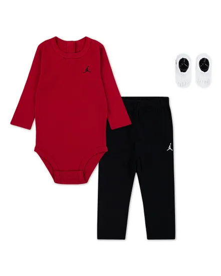 Ensemble 3 pièces Bébé JHN LONG SLEEVE ESST BOX SET Rouge