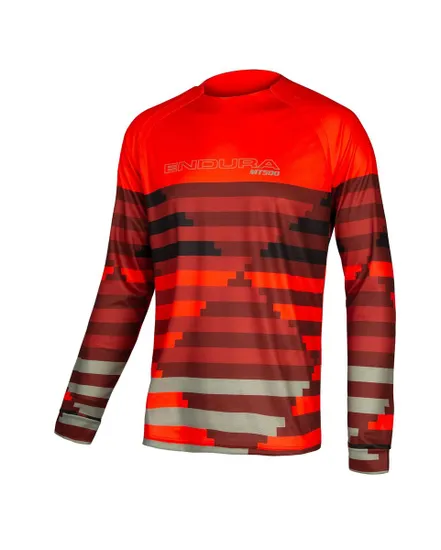 T-shirt manches longues Homme MT500 SUPERCRAFT Orange