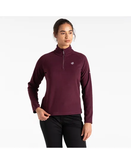 Polaire col zip Femme FREEFORMIIFLEECE Bordeaux