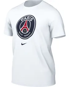 T-shirt manches courtes Homme PSG M NK CREST TEE Blanc